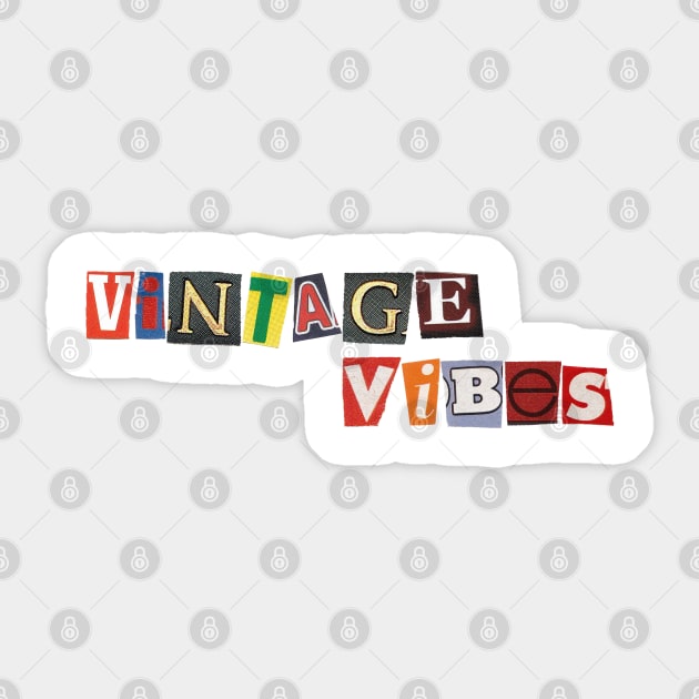 vintage vibes Sticker by psninetynine